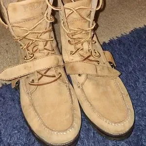 Polo Ralph Lauren | Shoes | Slightly Worn Tan Polo Boots 95 